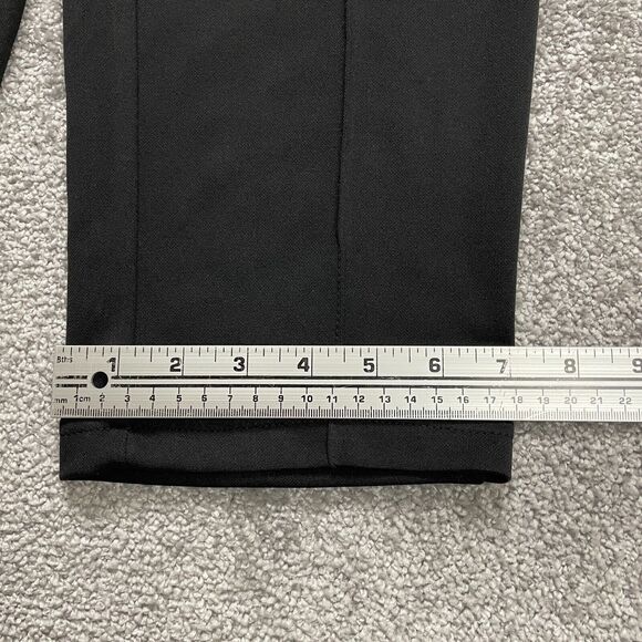 Anthony Richards Pants Womens 10 Black Elastic High Rise Straight Leg 24x30 - Picture 5 of 11